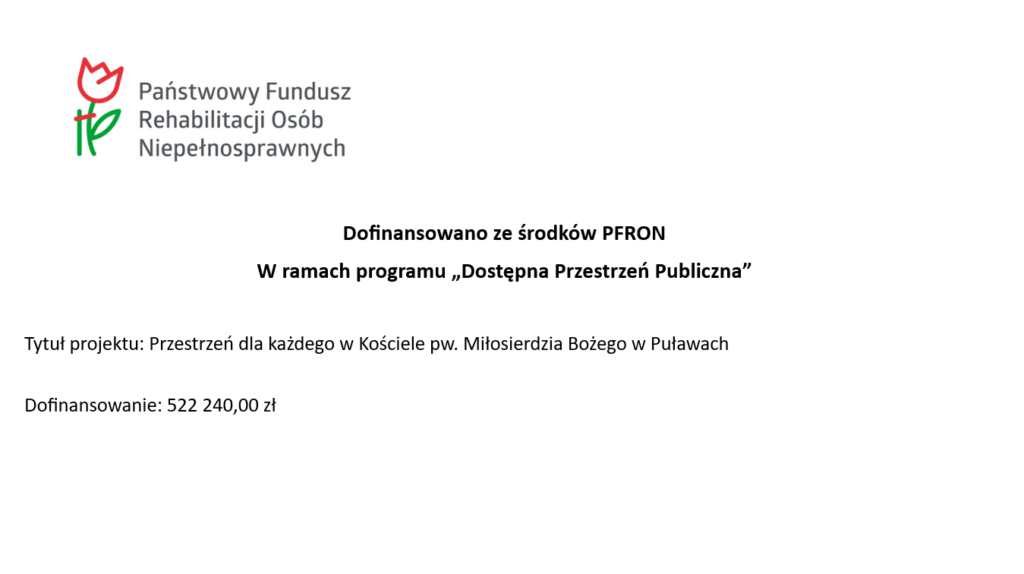 Strona Parafia pw. Miłosierdzia Bożego w Puławach – „Bądźcie miłosierni,  jak miłosierny jest Ojciec wasz.” (Ew. Łukasza 6, 36)